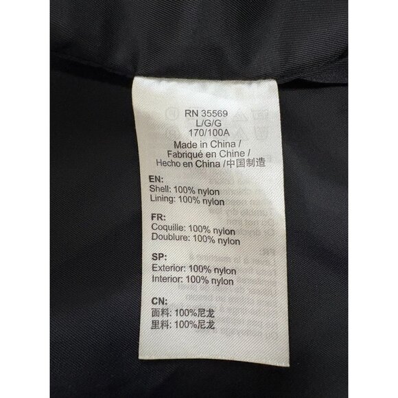 Alpha Industries Flight Jacket Black Nylon Lightweight sz L color black NWOT - Picture 10 of 12